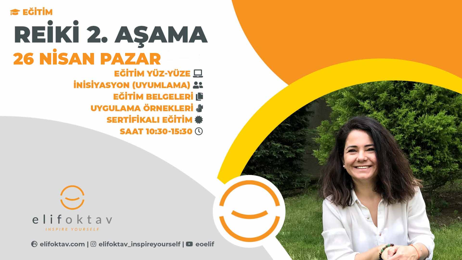 Reiki 2. Aşama Eğitimi <br>26 Nisan Pazar