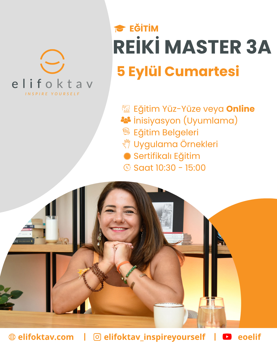 Reiki 3A Eğitimi <br>5 Eylül Cumartesi