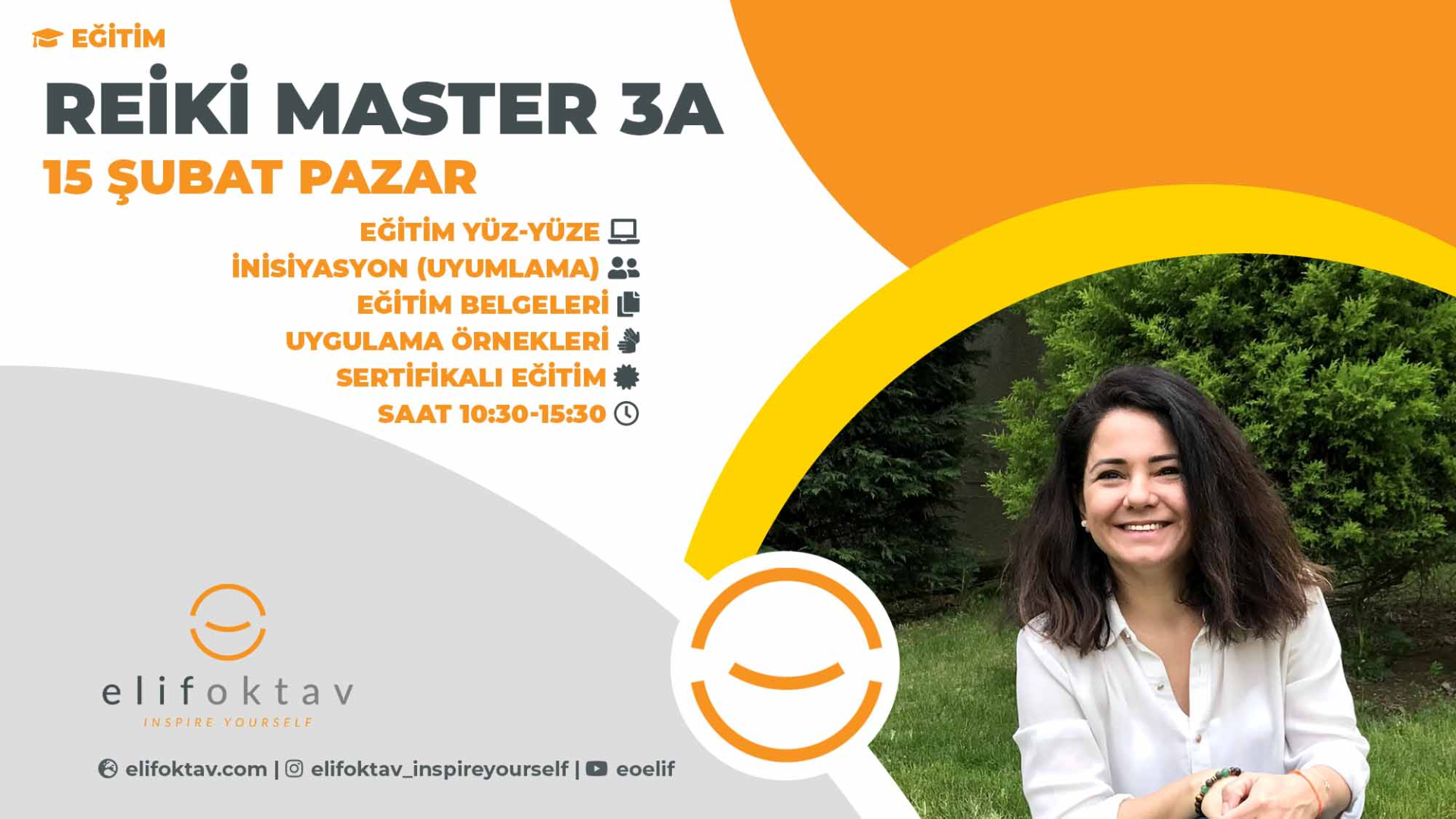 Reiki 3A Eğitimi <br>15 Şubat Pazar